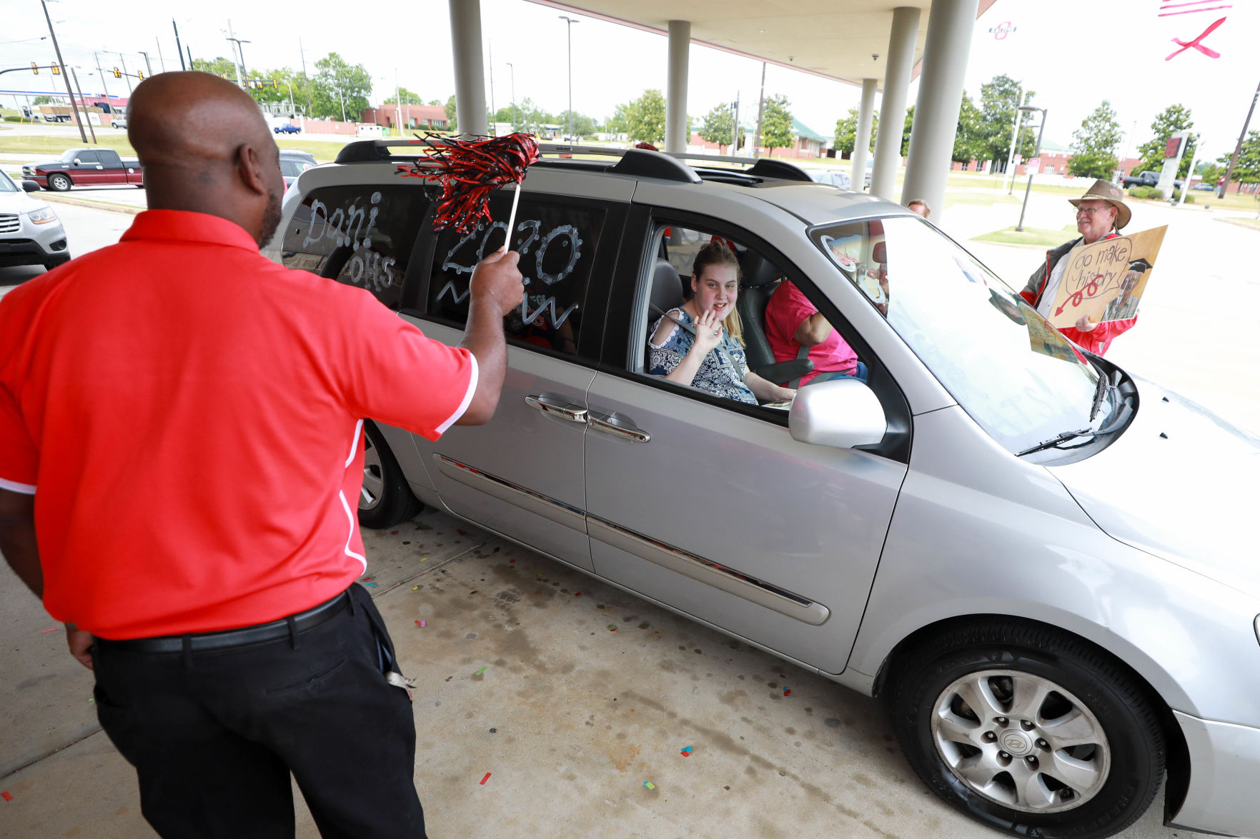 Opelika High School Class of 2020 drive-thru celebration